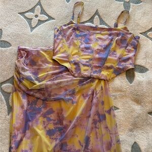 Colorful Tie-Dye Dress